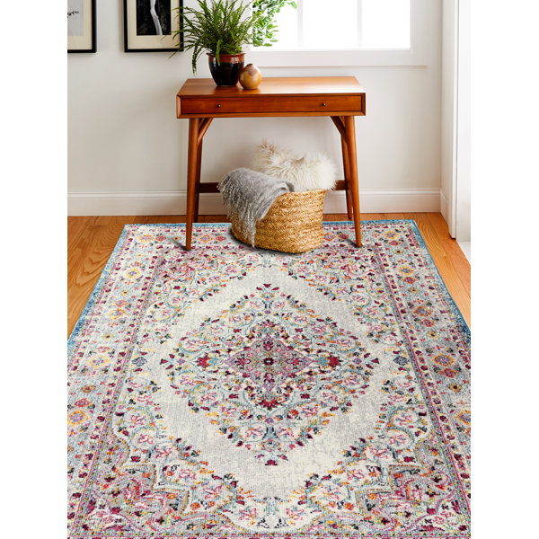 Charlton Home® Kalispell Floral Rug Wayfair